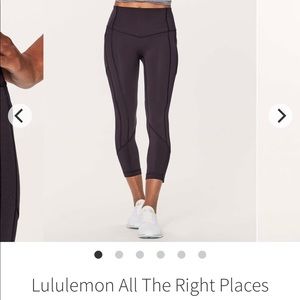 Lululemon All The Right Places Crop II 23”